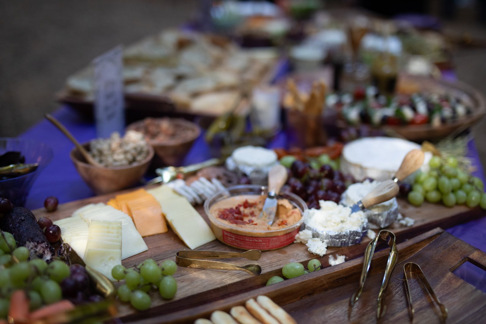 Maddie and Evan - Charcuterie details